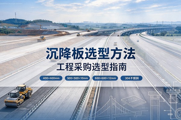 仁布沉降板选择方法