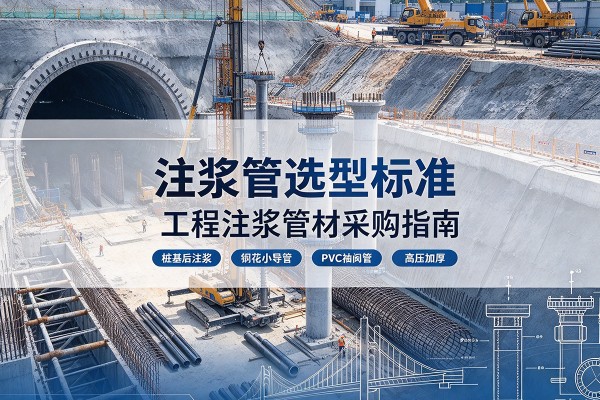 仁布注浆管选型标准
