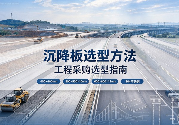 仁布沉降板选择方法